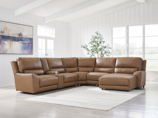 DeepWakes 6-Piece Power Reclining Sectional with Chaise