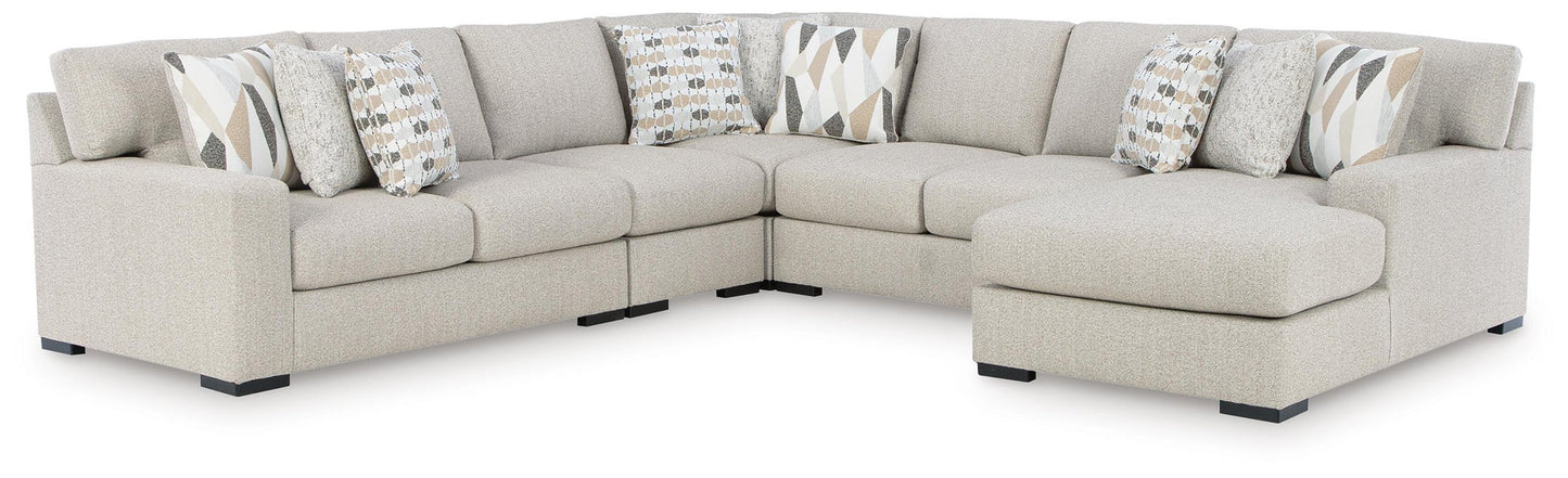 Laurelgrove 5-Piece Sectional with Chaise