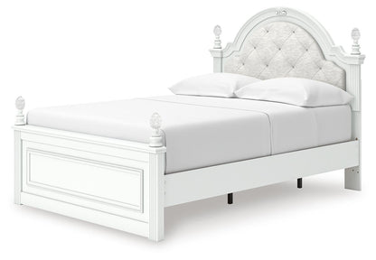 Kozlani Full Upholstered Panel Storage Bed