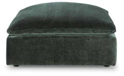 Carriage View Oversized Accent Ottoman