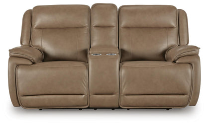 Glencroft PWR REC Loveseat/CON/ADJ HDRST