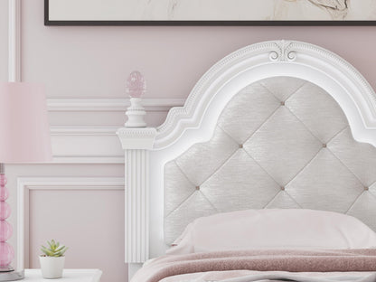 Kozlani Twin Upholstered Panel Bed