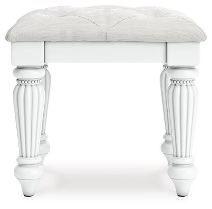 Kozlani Vanity Upholstered Stool