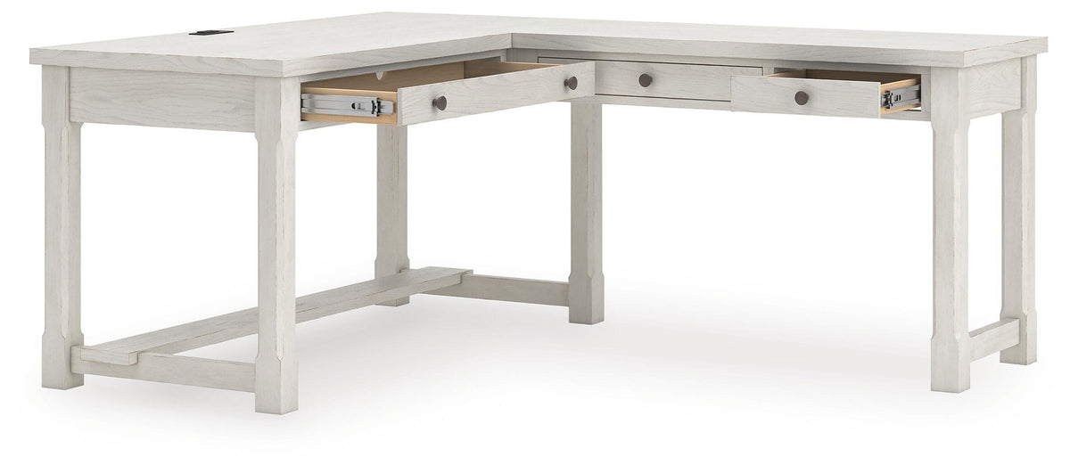 Robbinsdale L-Shaped Home Office Desk