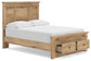 Makidern Full Panel Storage Bed