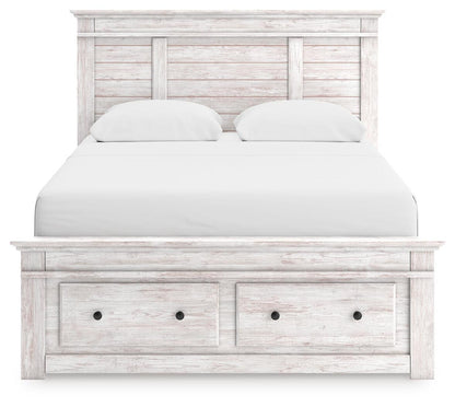 Makidern Queen Panel Storage Bed