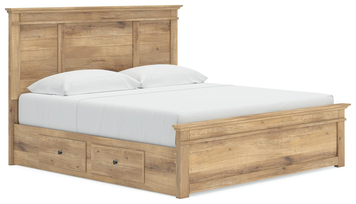 Makidern King Panel Storage Bed