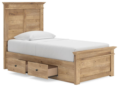 Makidern Twin Panel Storage Bed