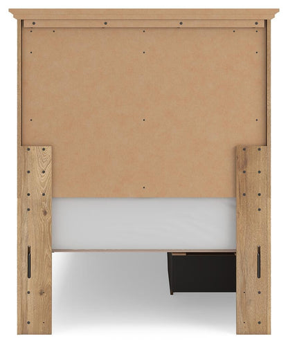 Makidern Twin Panel Storage Bed