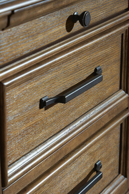 Karallin Three Drawer Night Stand