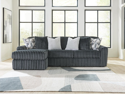 Midnight-Madness 2-Piece Sectional Sofa Chaise