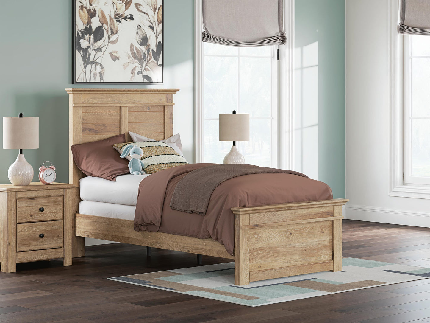 Makidern Twin Panel Bed