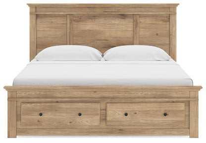 Makidern King Panel Storage Bed