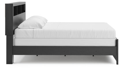 Broachmyn King Bookcase Panel Bed
