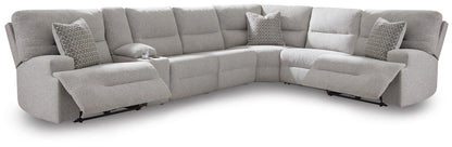 Acklen Place 7-Piece Power Sectional Reclining Sofa with Storage Console