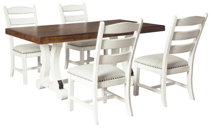 Valebeck Dining Table and 4 Chairs