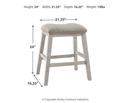 Skempton Counter Height Dining Table and 4 Barstools