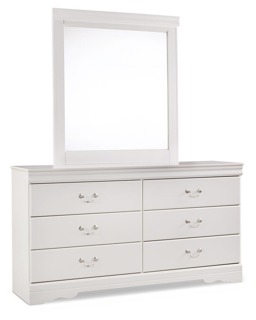 Anarasia Twin Sleigh Headboard, Dresser, Mirror, Chest and Nightstand