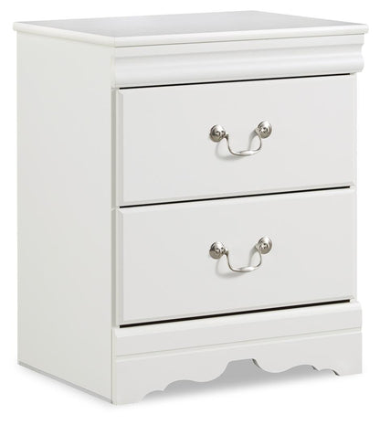 Anarasia Twin Sleigh Headboard, Dresser, Mirror, Chest and Nightstand