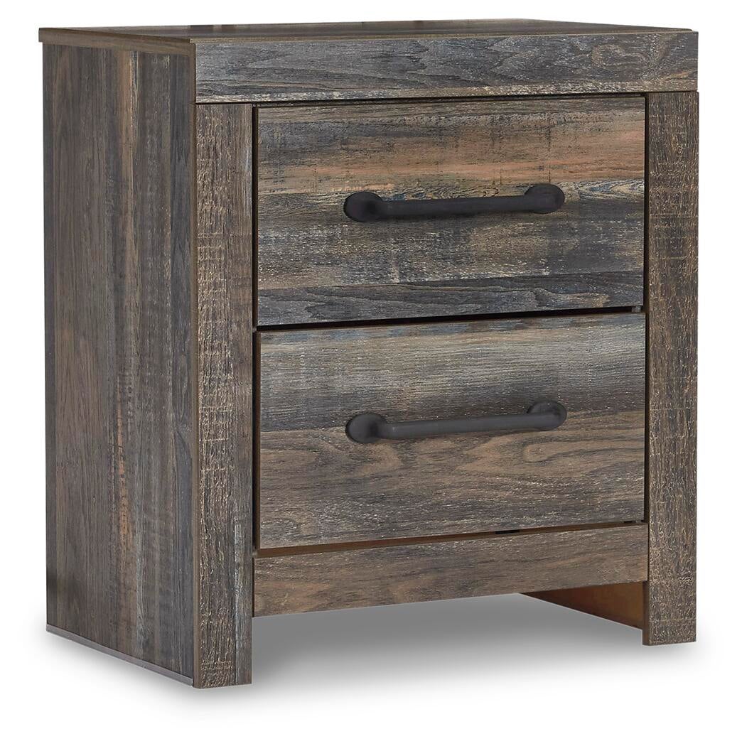 Drystan Full Panel Bed with 4 Storage Drawers, Dresser, Mirror, Chest and Nightstand