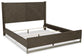 Arkenton King Panel Bed with Mirrored Dresser