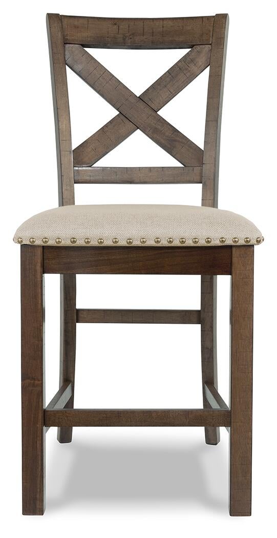 Moriville Counter Height Dining Table and 6 Barstools