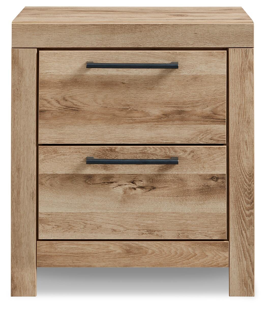 Hyanna Full Panel Bed with 2 Side Storage, Dresser, Mirror, Chest and Nightstand