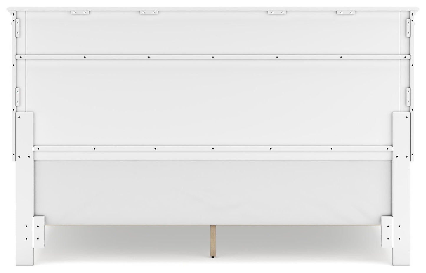 Fortman King Panel Bed with Mirrored Dresser