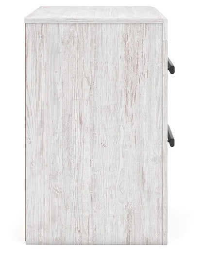 Cayboni Queen Panel Bed with Mirrored Dresser and Nightstand