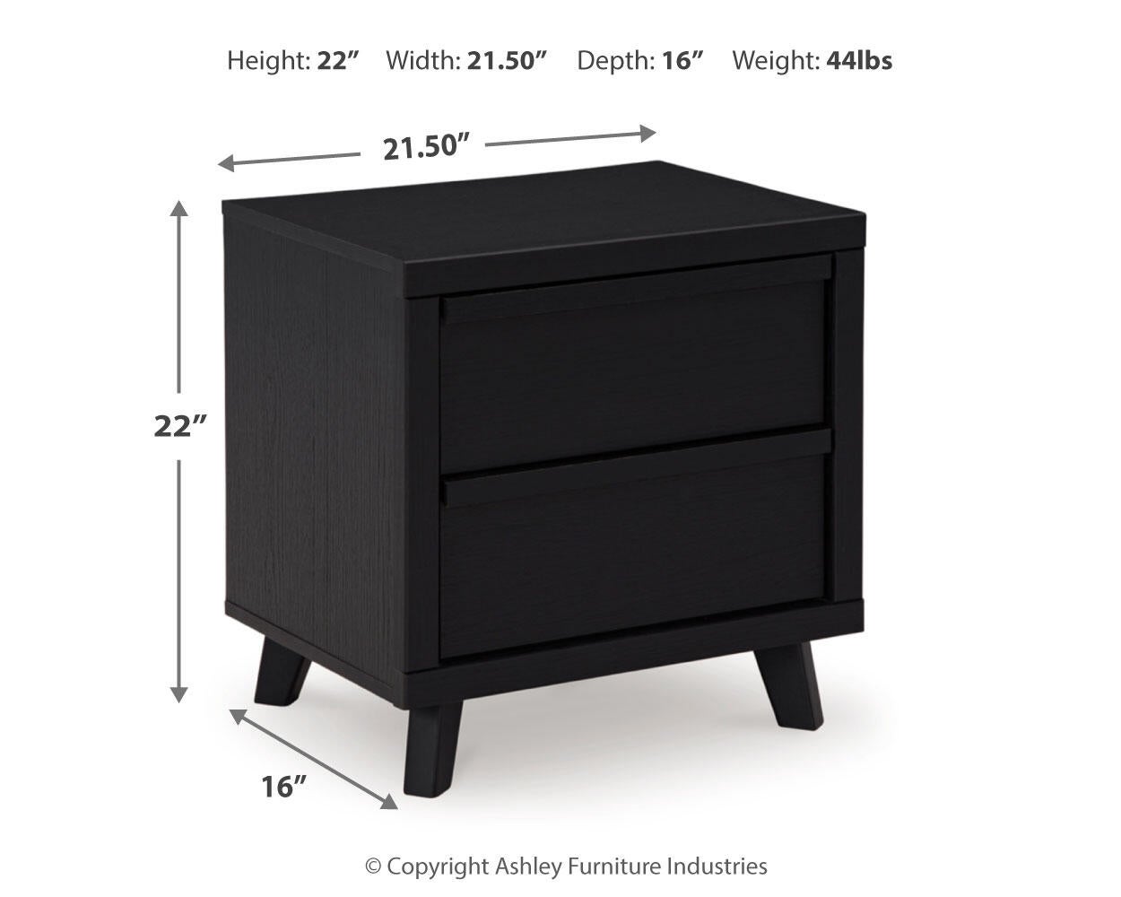 Danziar King Panel Headboard, Dresser, Mirror, Chest and Nightstand