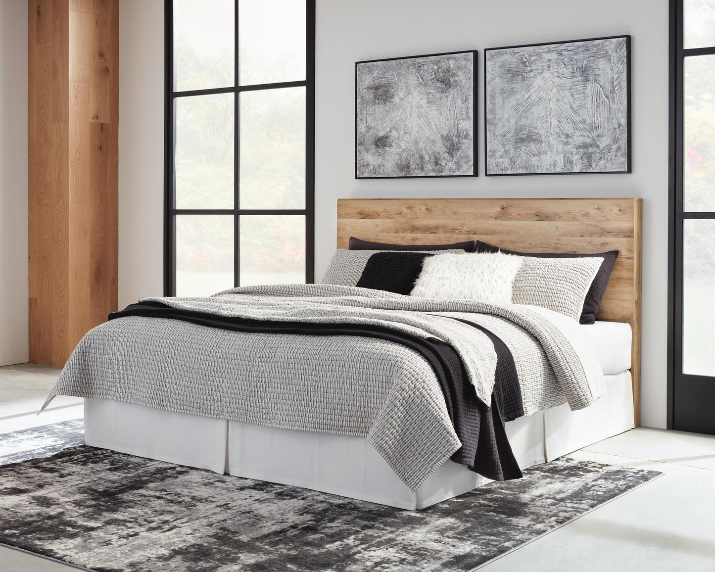 Hyanna King Panel Headboard, Dresser, Mirror, Chest and Nightstand