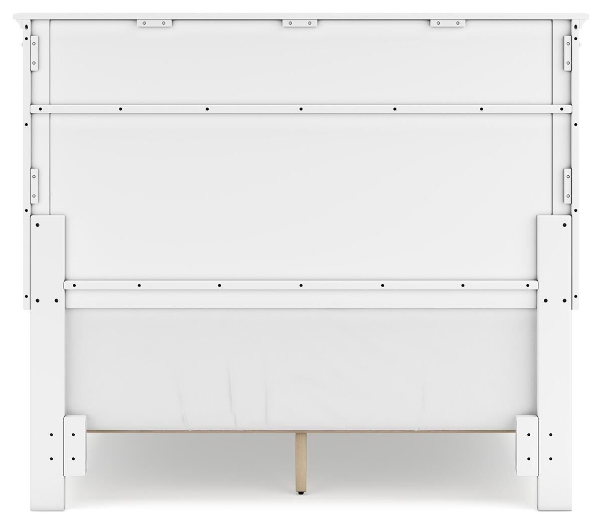 Fortman Full Panel Bed with Mirrored Dresser, Chest and Nightstand