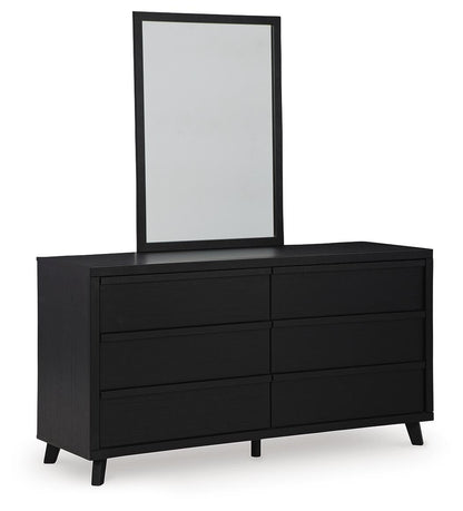 Danziar Queen Panel Headboard, Dresser and Mirror