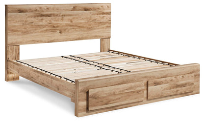 Hyanna King Panel Storage Bed, Dresser and Mirror