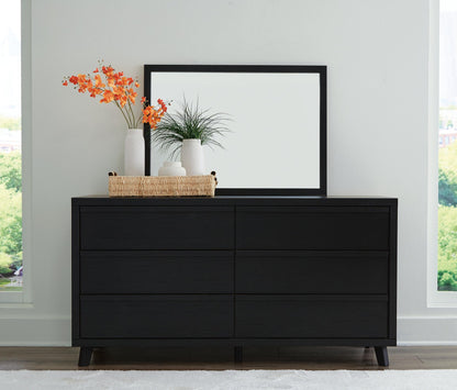 Danziar King Panel Headboard, Dresser and Mirror