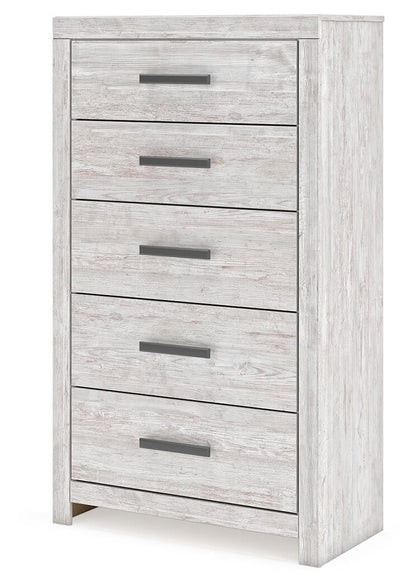 Cayboni Queen Panel Bed, Dresser, Mirror, Chest and Nightstand