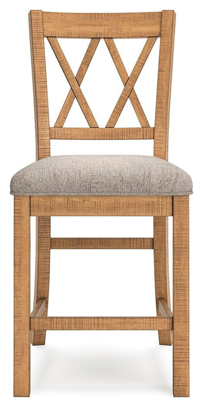 Havonplane Counter Height Dining Table and 4 Barstools
