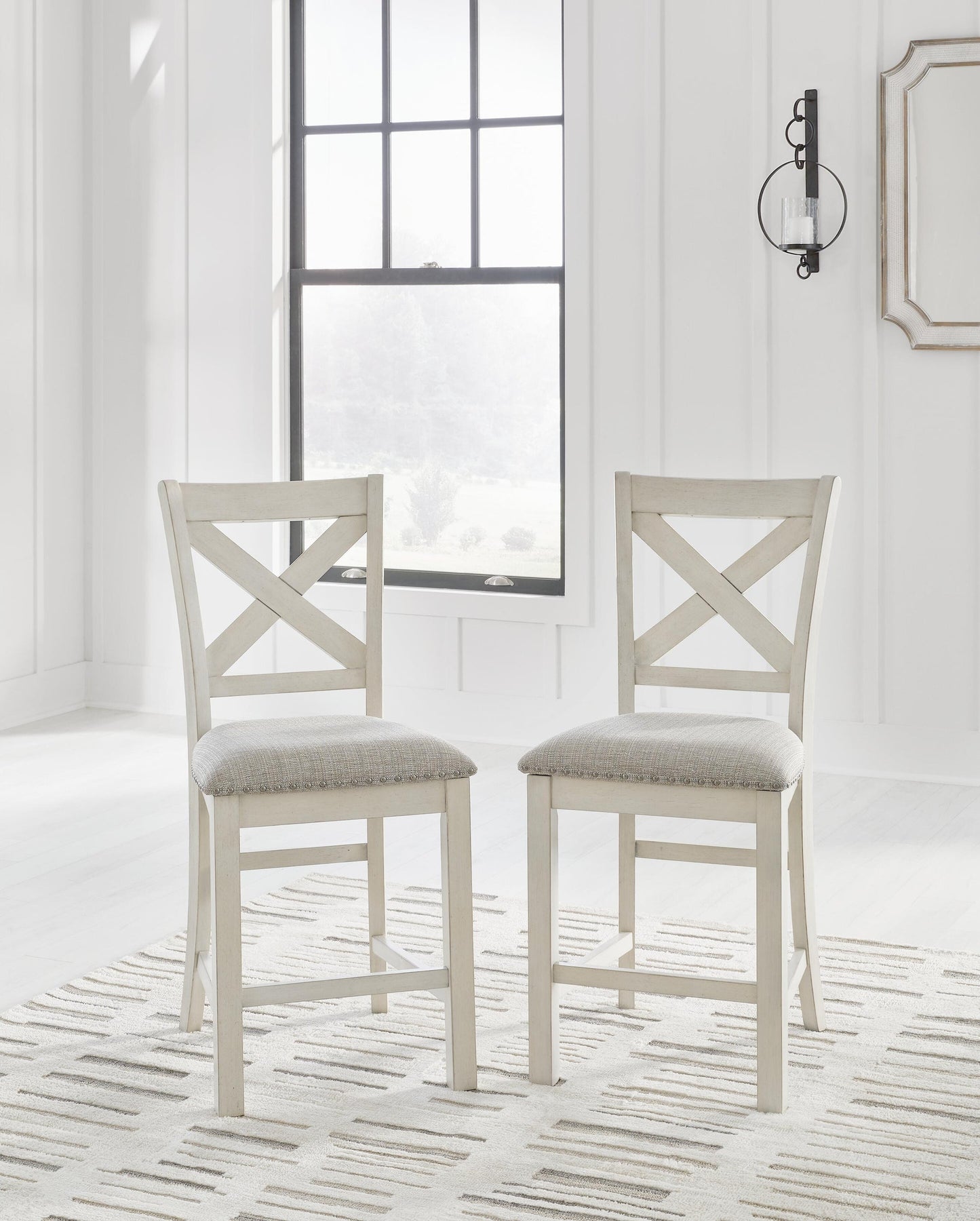 Robbinsdale Counter Height Dining Table and 6 Barstools