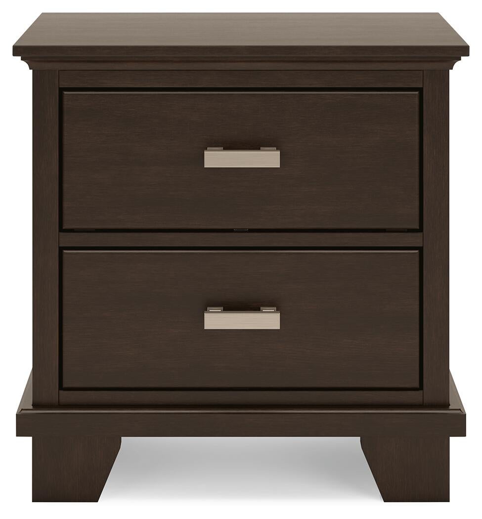 Covetown Queen Panel Bed, Dresser, Mirror, Chest and Nightstand