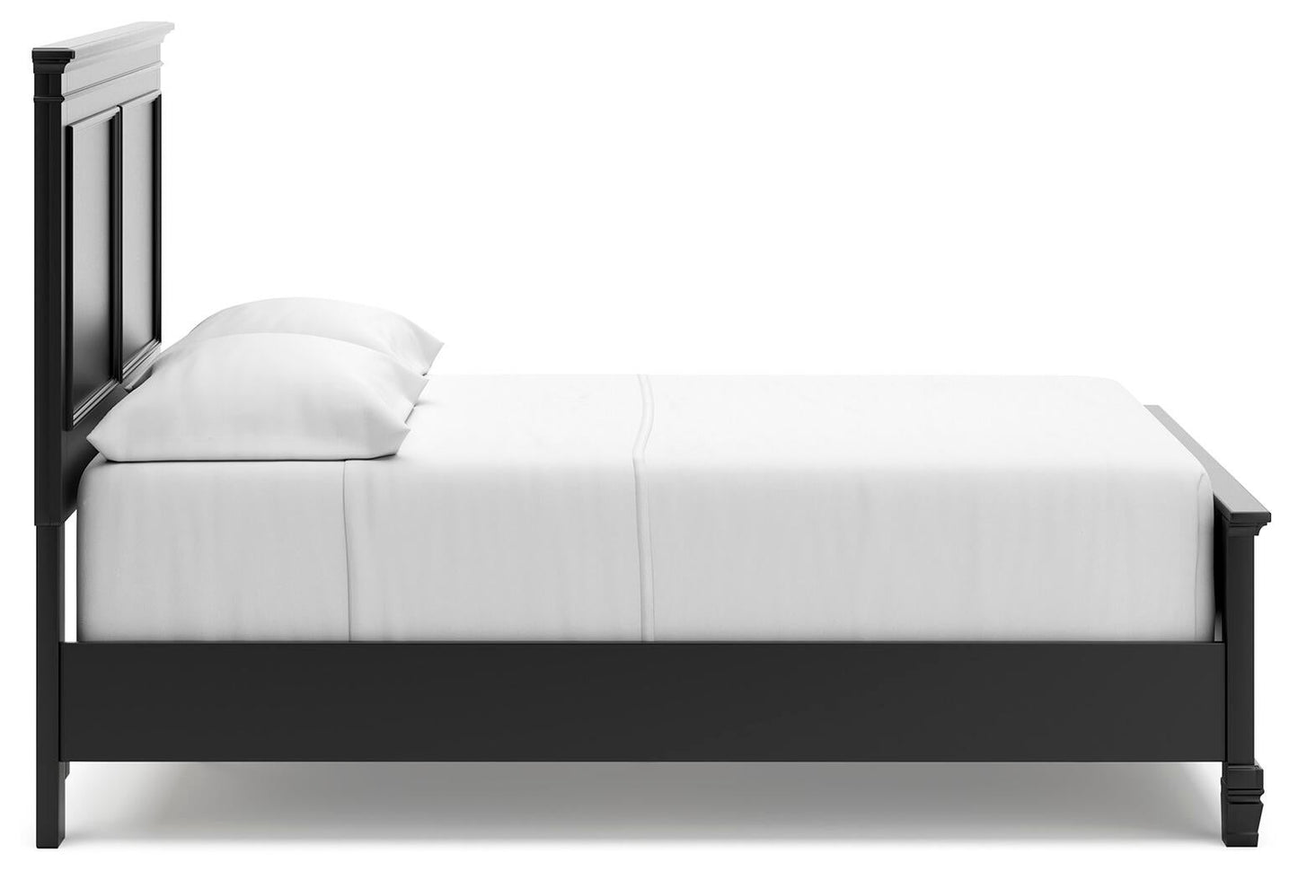 Lanolee Full Panel Bed with Mirrored Dresser