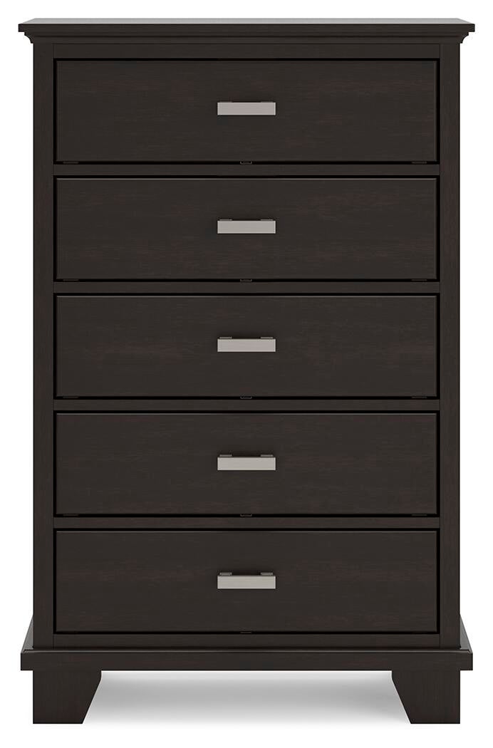 Covetown Full Panel Bed, Dresser, Mirror, Chest and Nightstand