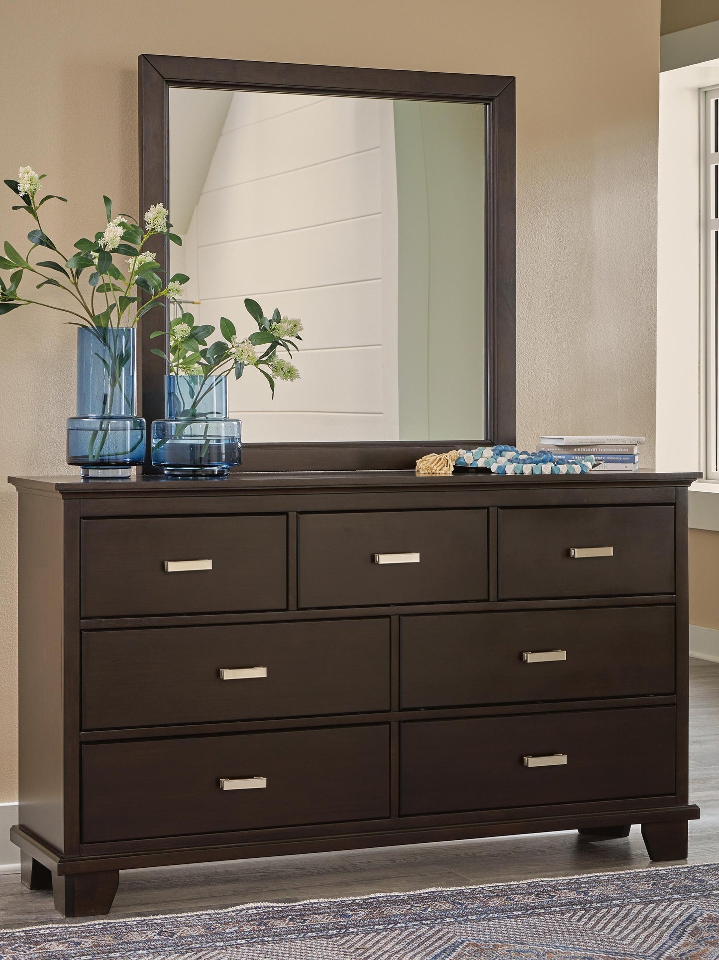 Covetown Full Panel Bed, Dresser, Mirror, Chest and Nightstand