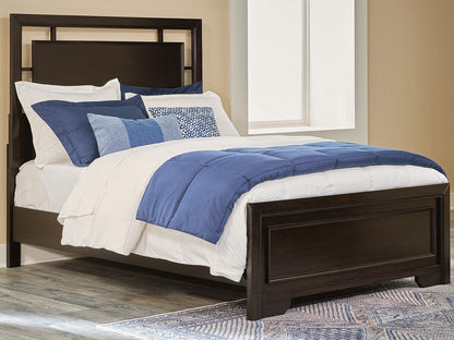 Covetown Full Panel Bed, Dresser, Mirror, Chest and Nightstand