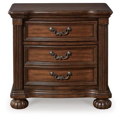 Lavinton King Poster Bed, Dresser, Mirror, Chest and Nightstand