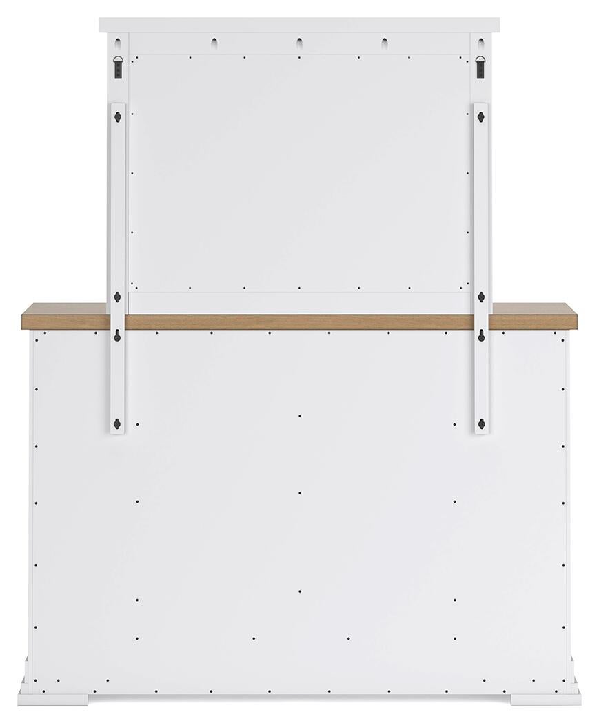 Ashbryn Queen Panel Storage Bed, Dresser, Mirror, Chest and Nightstand