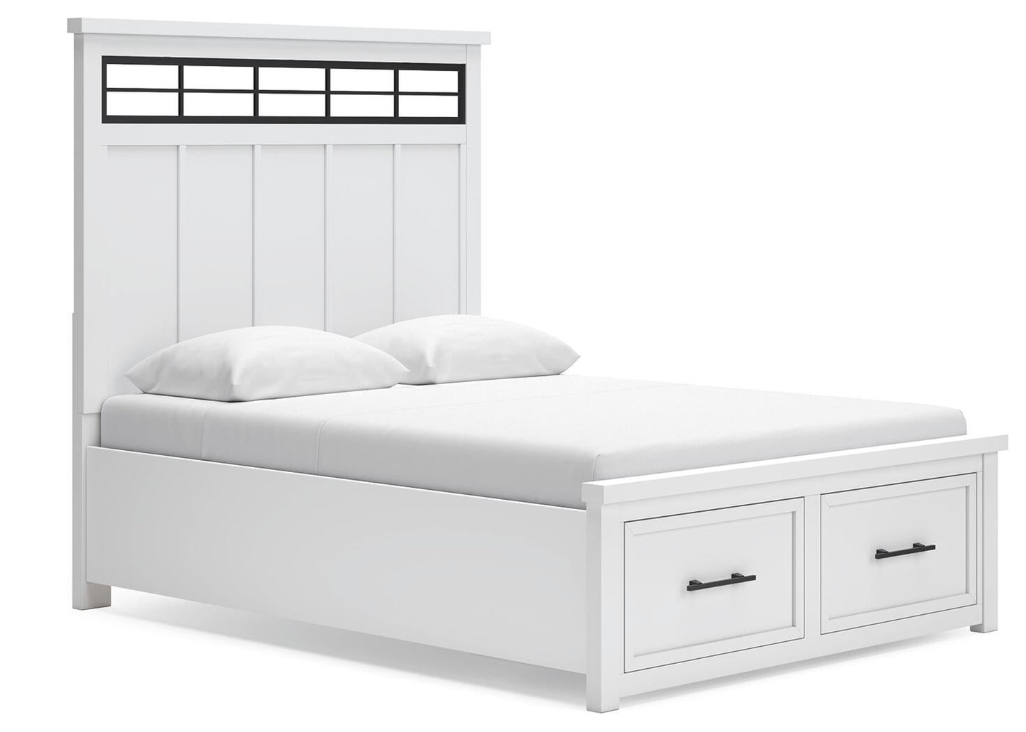Ashbryn Queen Panel Storage Bed, Dresser, Mirror, Chest and Nightstand