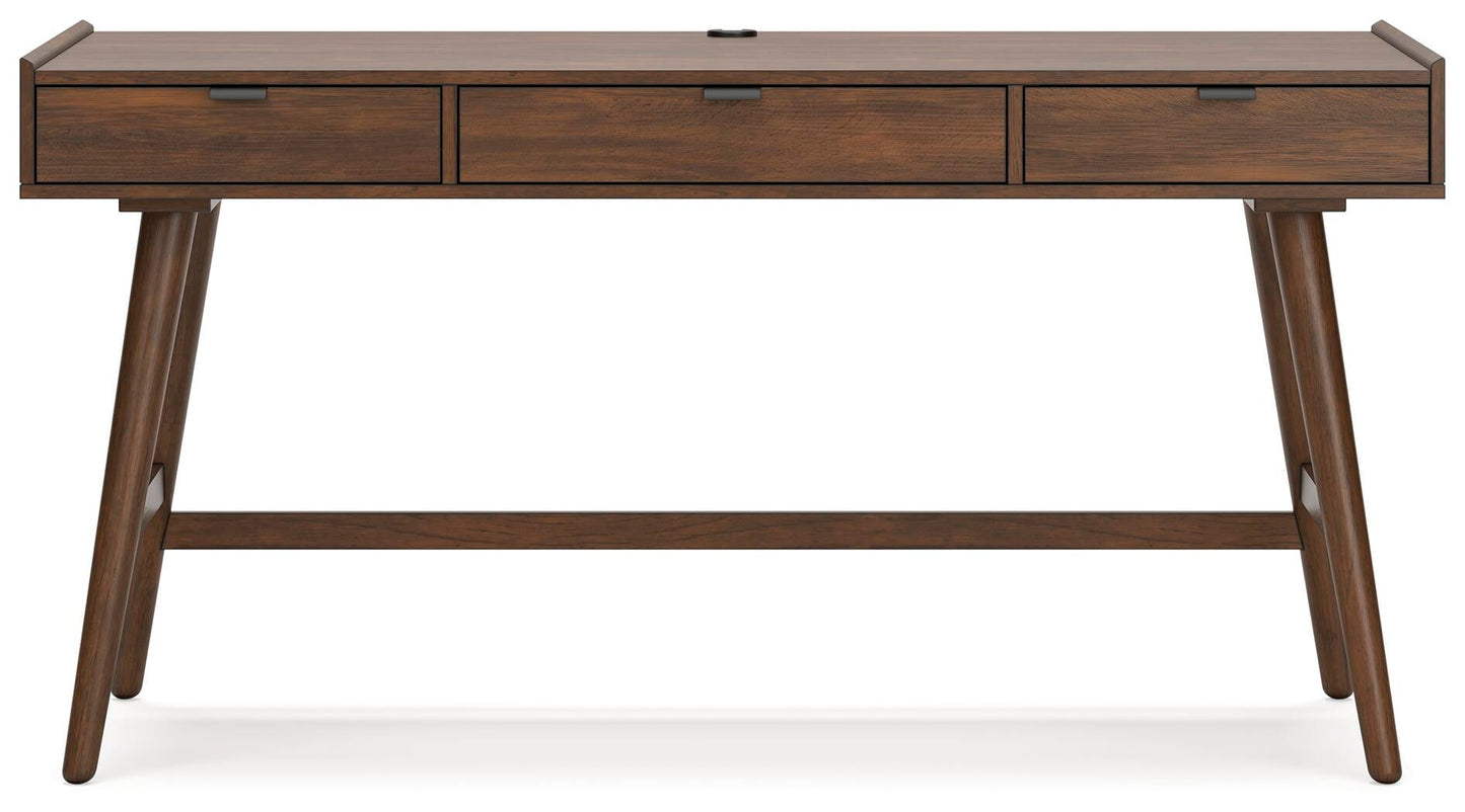Lyncott Home Office Desk with Chair and Storage