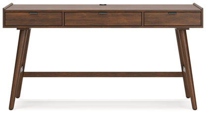 Lyncott Home Office Desk with Chair and Storage
