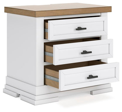 Ashbryn Queen Panel Storage Bed, Dresser, Mirror and Nightstand