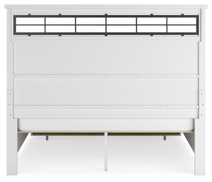Ashbryn California King Panel Storage Bed, Dresser, Mirror, Chest and Nightstand